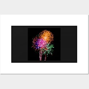 Pixel Firework No.1 Posters and Art